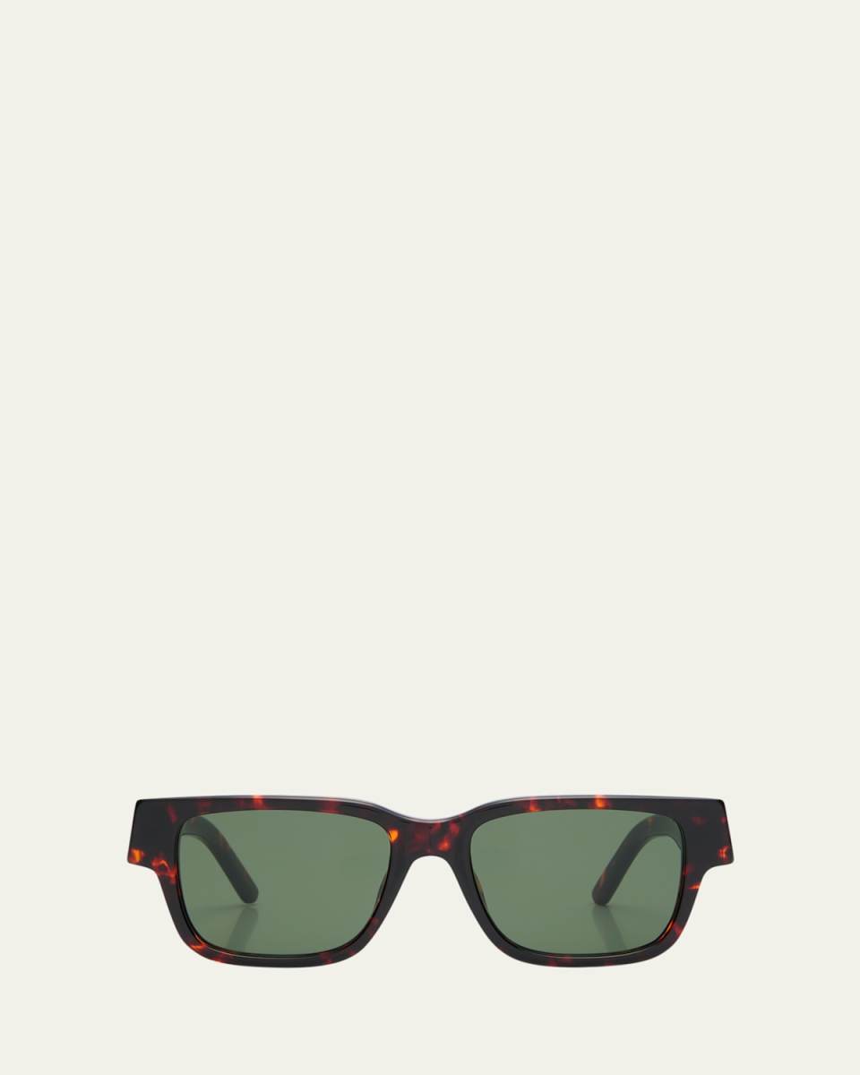Newport Acetate Rectangle Sunglasses